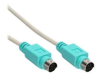 INLINE - PS/2 Kabel - Stecker / Stecker - PC 99 - Farbe Grün - 2m