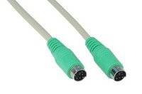 INLINE - PS/2 Kabel - Stecker / Stecker - PC 99 - Farbe Grün - 2m