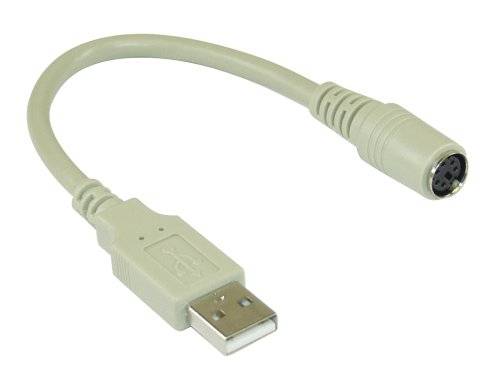 INLINE - USB Adapter Kabel - USB Stecker A auf PS/2 Buchse