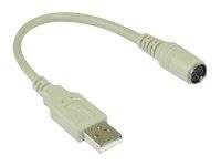 INLINE - USB Adapter Kabel - USB Stecker A auf PS/2 Buchse