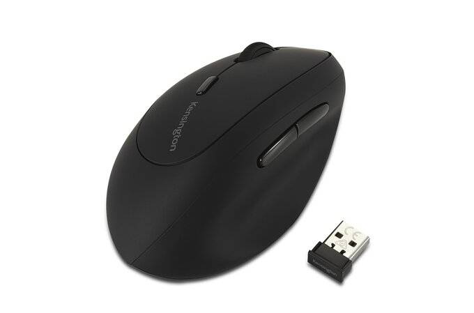 Pro Fit Ergo Mouse Linkshänder kabellos, Schwarz