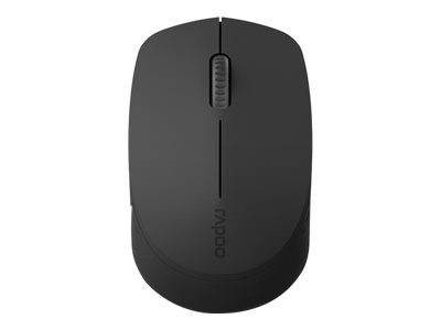 Rapoo M100 - Maus - kabellos - 2.4 GHz, Bluetooth 4.0, Bluetooth 3.0