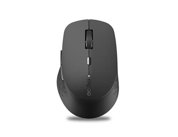 Rapoo M300 Silent - Maus - optisch - 7 Tasten - kabellos - 2.4 GHz, Bluetooth 4.0, Bluetooth 3.0 - kabelloser Empfänger