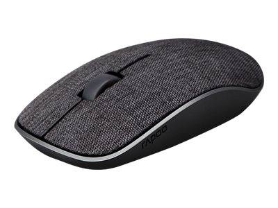 Rapoo M200 Plus - Maus - optisch - 3 Tasten - kabellos - 2.4 GHz, Bluetooth 4.0, Bluetooth 3.0 - kabelloser Empfänger (U