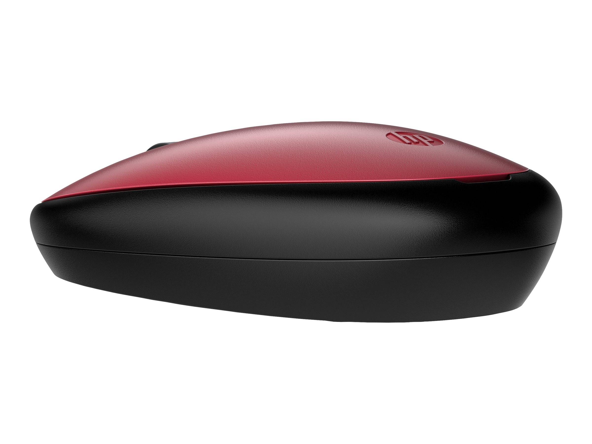 HP 240 - Maus - rechts- und linkshändig - optisch - 3 Tasten - kabellos - Bluetooth 5.1 - kabelloser Empfänger (USB)