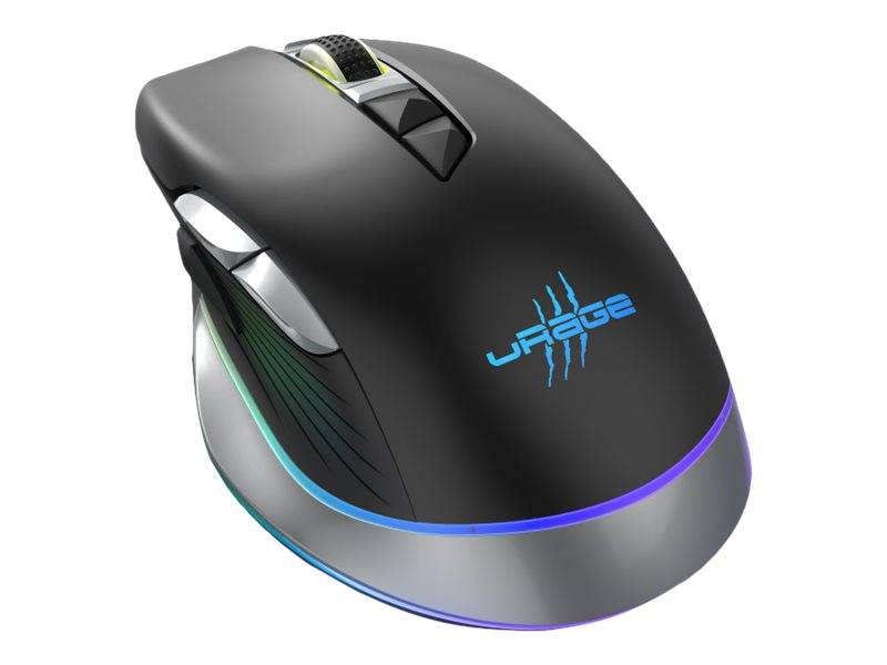 Hama uRage Reaper 700 unleashed - Maus - ergonomisch - optisch - 9 Tasten - kabellos - 2.4 GHz - kabelloser Empfänger (USB)