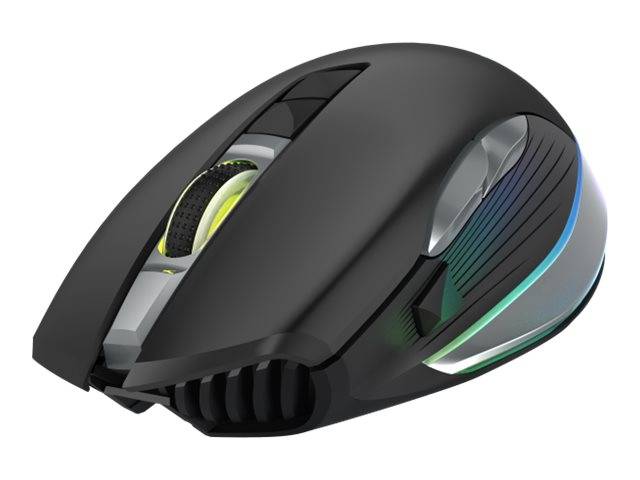 Hama uRage Reaper 700 unleashed - Maus - ergonomisch - optisch - 9 Tasten - kabellos - 2.4 GHz - kabelloser Empfänger (USB)