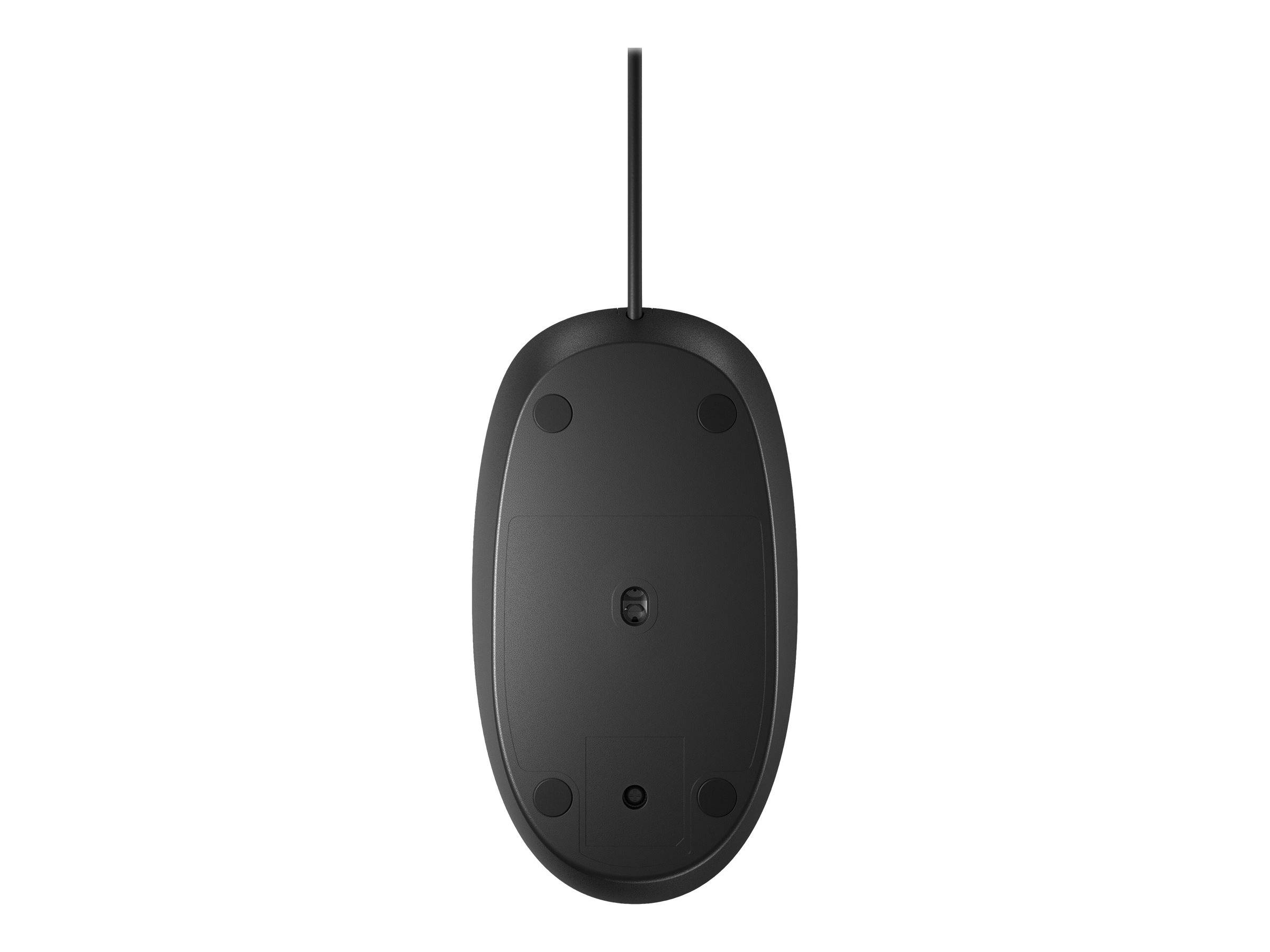HP 128 - Maus - Laser - kabelgebunden - Schwarz (Packung mit 120)