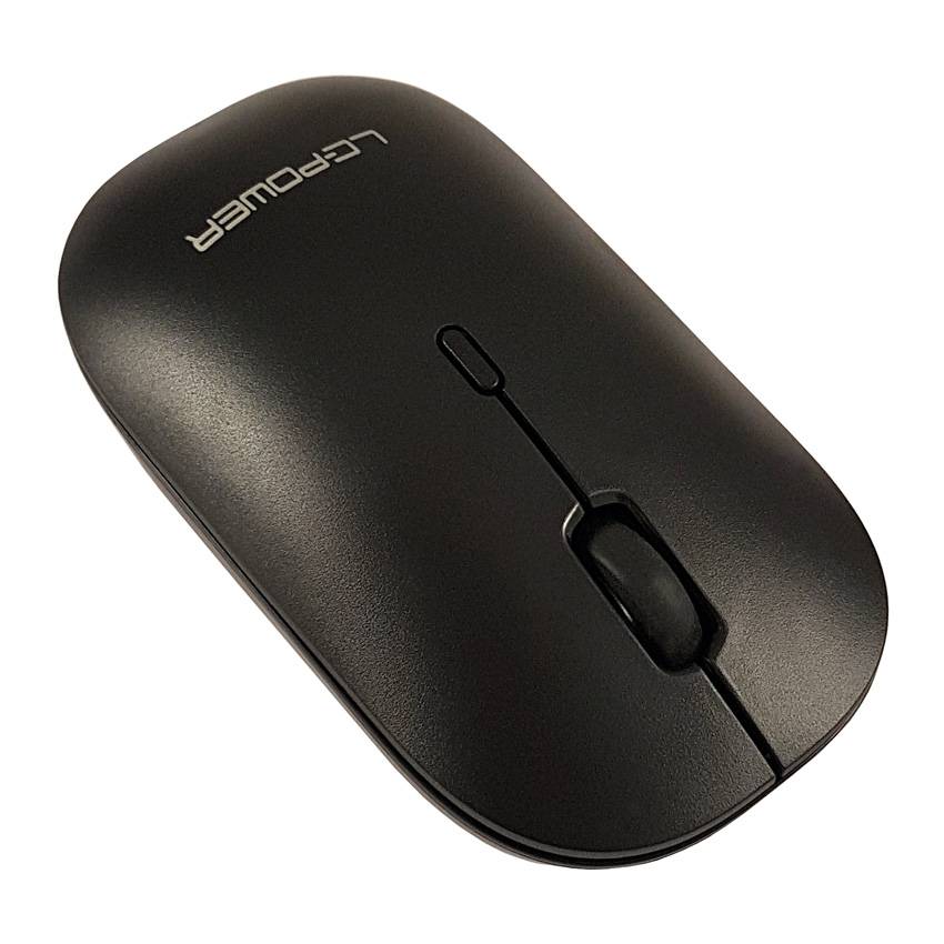 LC Power m720BW - Maus - optisch - 4 Tasten - kabellos - 2.4 GHz - kabelloser Empfänger (USB)