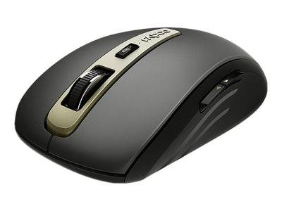 Rapoo MT350 - Maus - optisch - 6 Tasten - kabellos - 2.4 GHz, Bluetooth 4.0, Bluetooth 3.0 - kabelloser Empfänger (USB)
