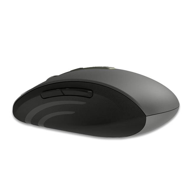 Rapoo MT350 - Maus - optisch - 6 Tasten - kabellos - 2.4 GHz, Bluetooth 4.0, Bluetooth 3.0 - kabelloser Empfänger (USB)