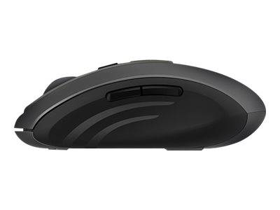 Rapoo MT350 - Maus - optisch - 6 Tasten - kabellos - 2.4 GHz, Bluetooth 4.0, Bluetooth 3.0 - kabelloser Empfänger (USB)