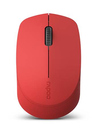 Rapoo M100 Silent - Maus - ergonomisch - optisch - 3 Tasten - kabellos - 2.4 GHz, Bluetooth 4.0, Bluetooth 3.0 - kabello