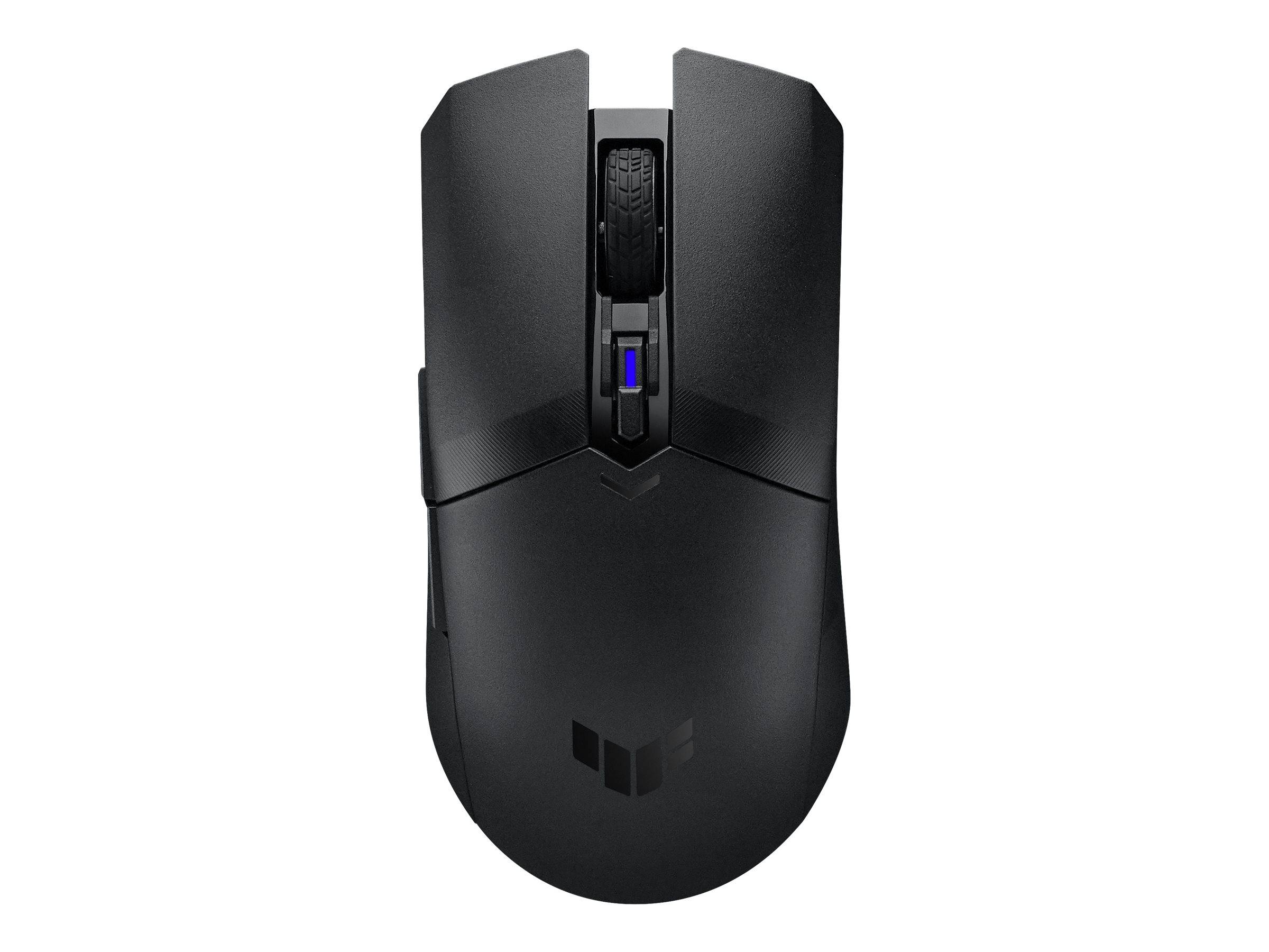 ASUS TUF Gaming M4 - Maus - rechts- und linkshändig - 6 Tasten - kabellos - 2.4 GHz, Bluetooth 5.1 - kabelloser Empfänge