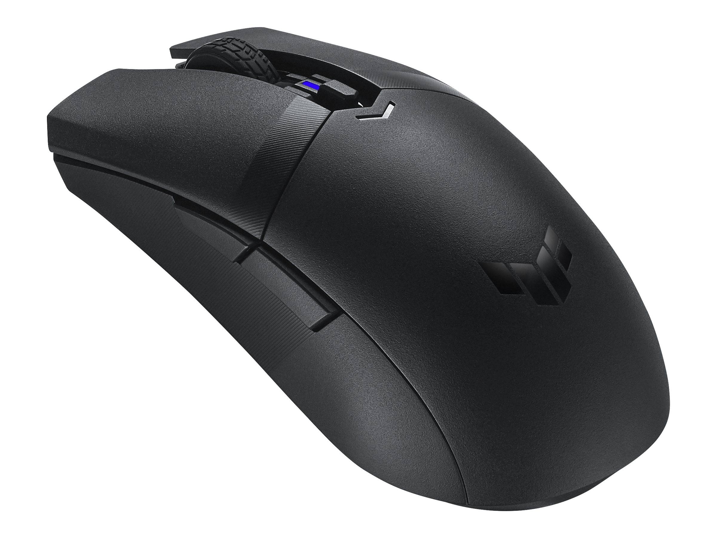 ASUS TUF Gaming M4 - Maus - rechts- und linkshändig - 6 Tasten - kabellos - 2.4 GHz, Bluetooth 5.1 - kabelloser Empfänge