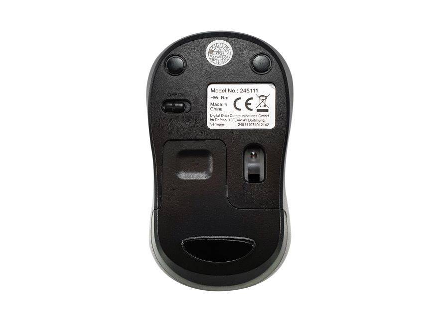 Equip Kabellose komfort-maus - Beidhändig - Optisch - RF Wireless - Blau
