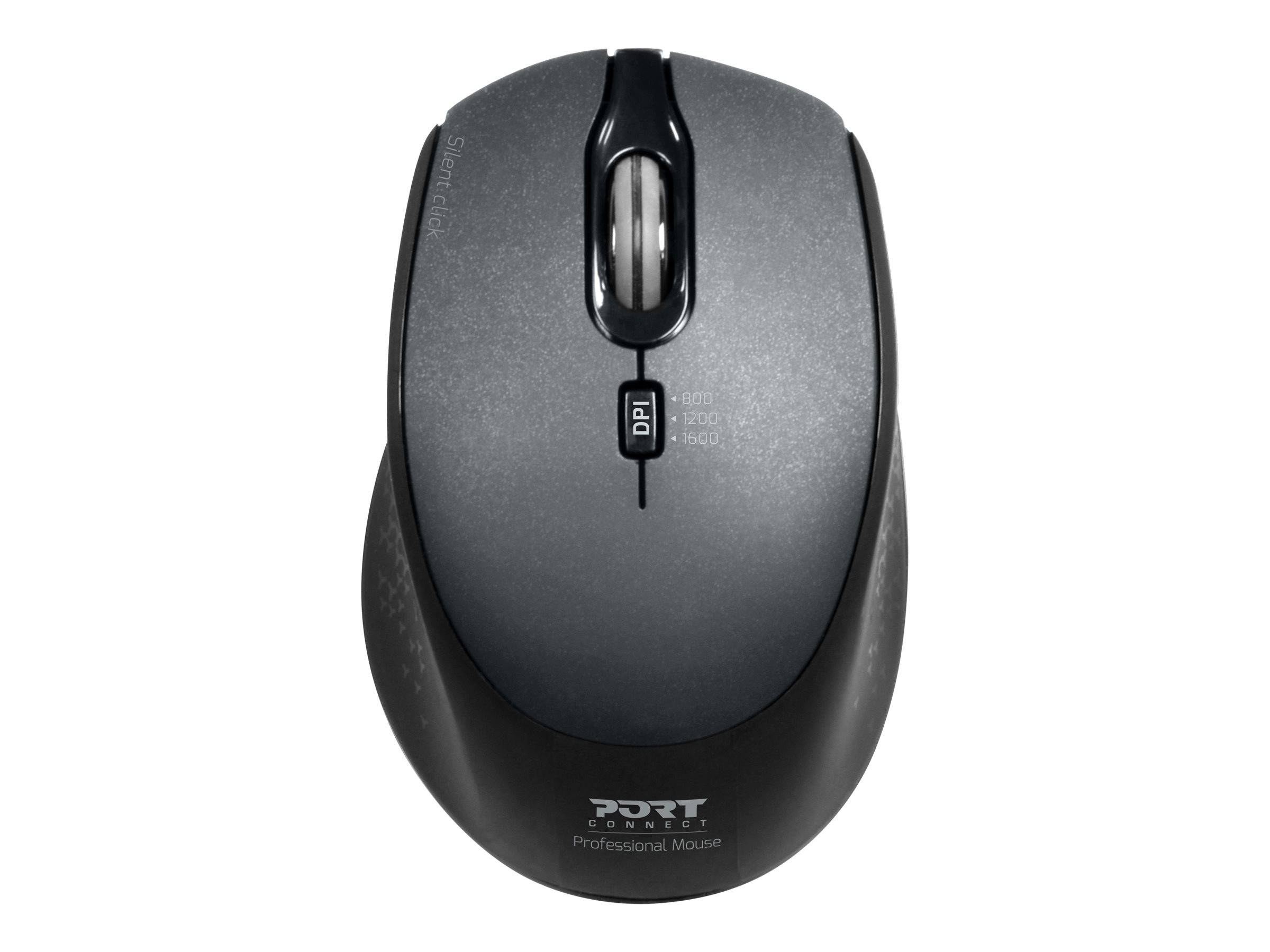 Port MOUSE OFFICE PRO SILENT WIRELESS - BLACK