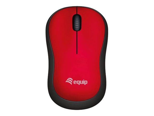 Equip Maus - Komfort - rechts- und linkshändig - optisch - kabellos - 2.4 GHz - kabelloser Empfänger (USB)