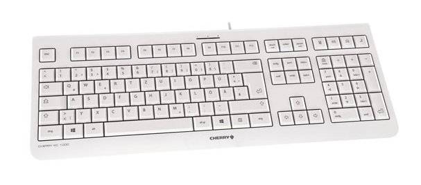 CHERRY KC 1000 - Tastatur - Spanisch - Hellgrau