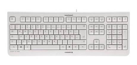 CHERRY KC 1000 - Tastatur - Spanisch - Hellgrau