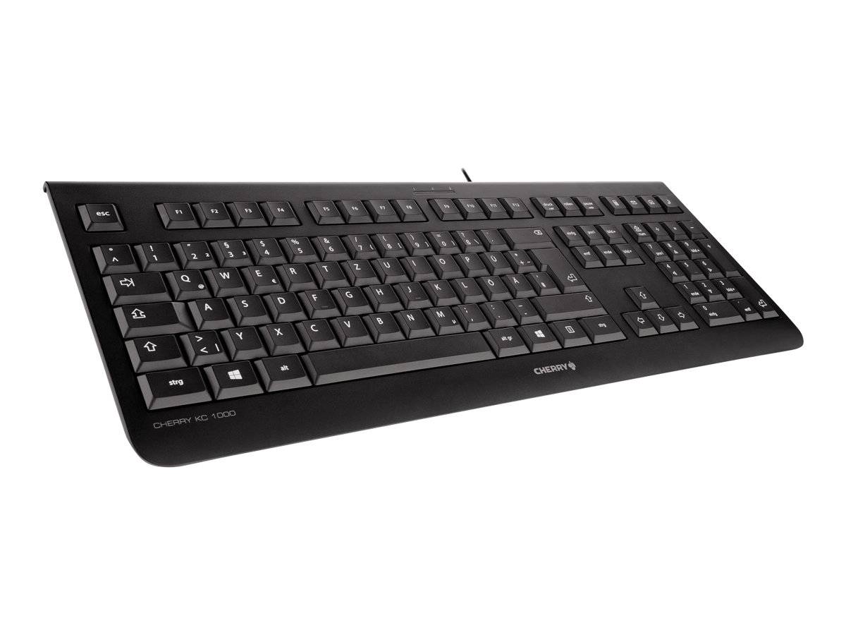 CHERRY KC 1000 - Tastatur - Nordisch - Schwarz