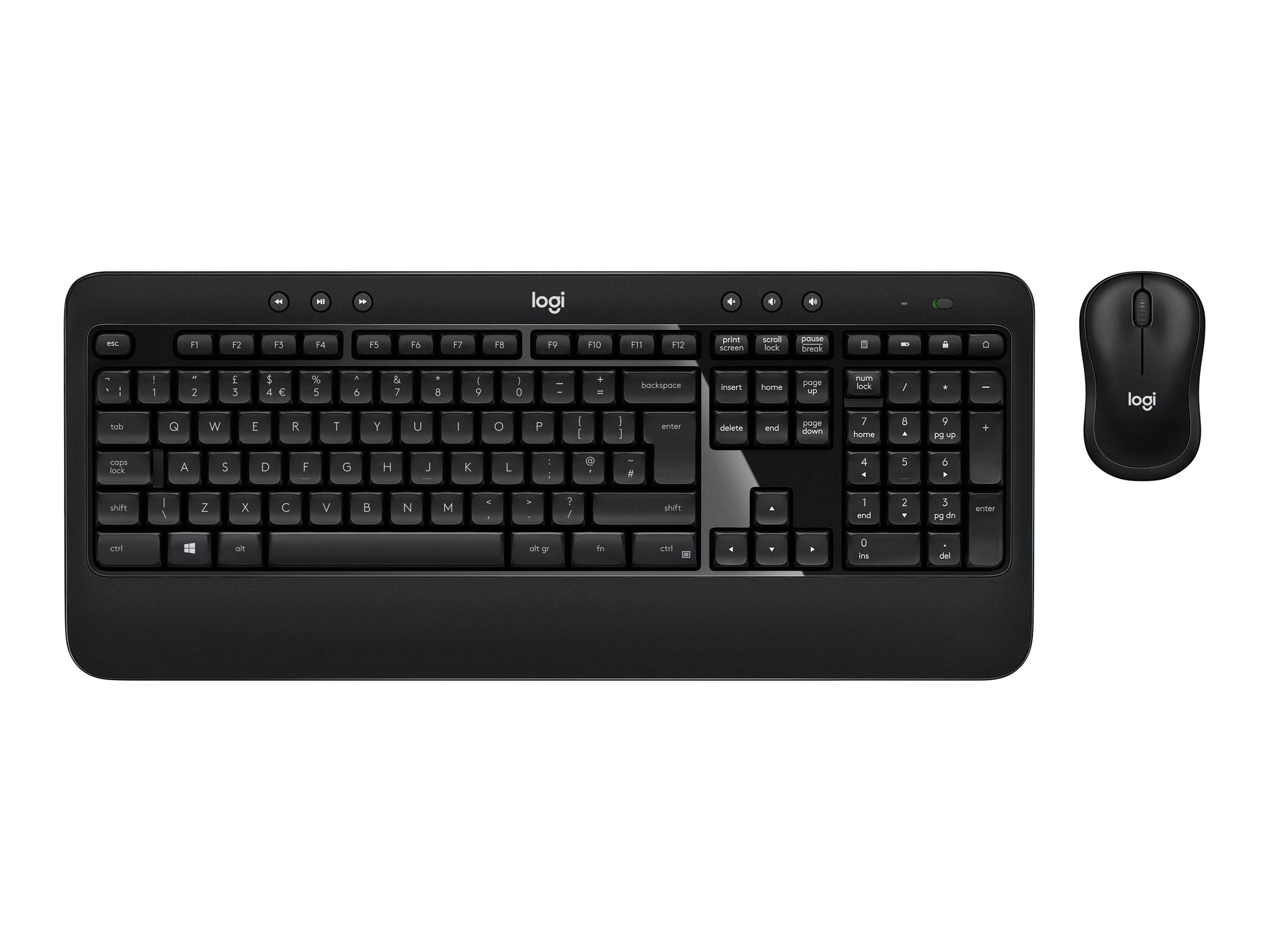 Logitech Advanced Combo - Tastatur-und-Maus-Set