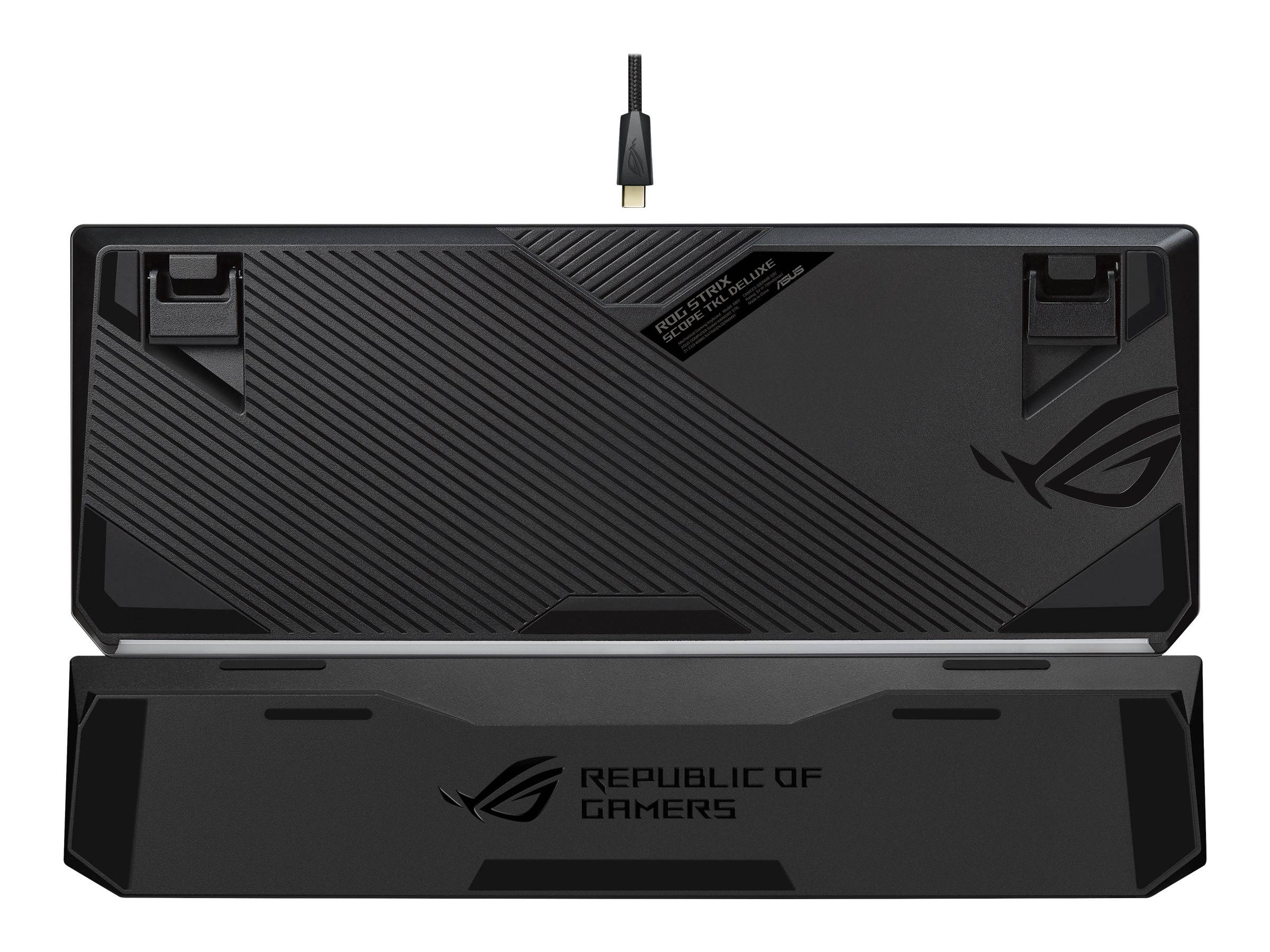 ASUS ROG Strix Scope TKL Deluxe - Tastatur - Hintergrundbeleuchtung