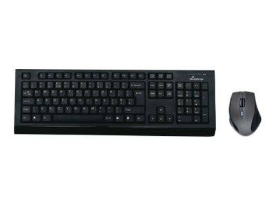 MediaRange MROS104 - Tastatur-und-Maus-Set - kabellos