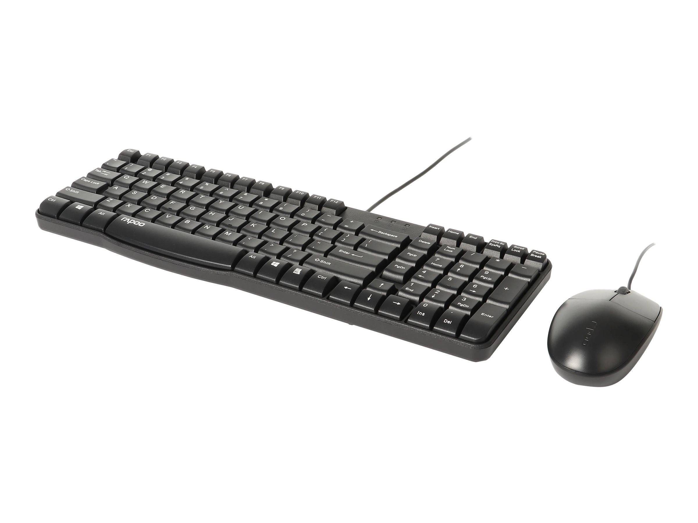 Rapoo NX1820 - Tastatur-und-Maus-Set - USB - QWERTZ
