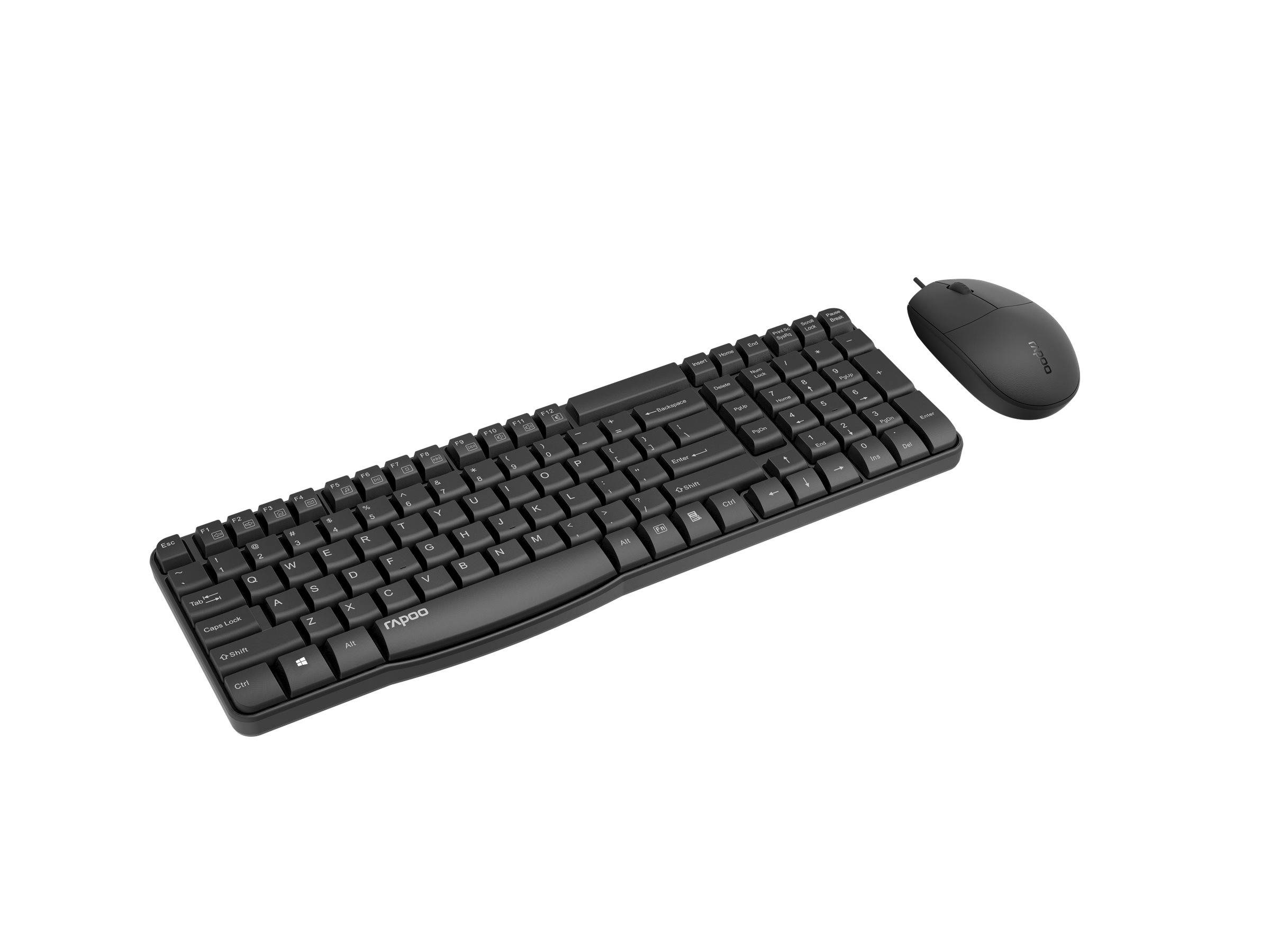 Rapoo NX1820 - Tastatur-und-Maus-Set - USB - QWERTZ
