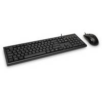 Inter-Tech KM-3149R - Tastatur-und-Maus-Set - USB