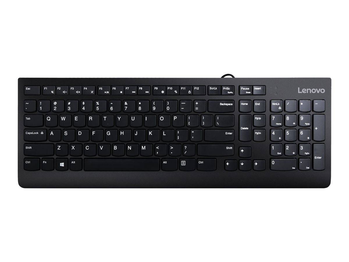 Lenovo 300 - Tastatur - USB - Deutsch - Schwarz