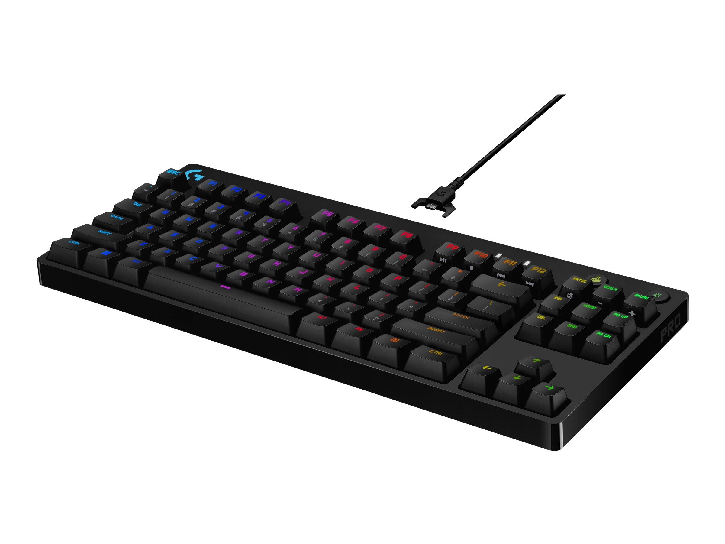 Logitech G PRO - Tastatur - Hintergrundbeleuchtung - USB - QWERTY - Spanisch - T