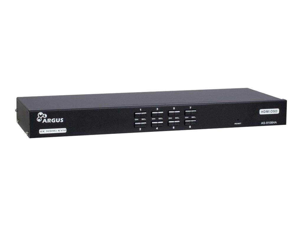 Argus AS-9108HA - KVM-Switch - 8 x KVM port(s)