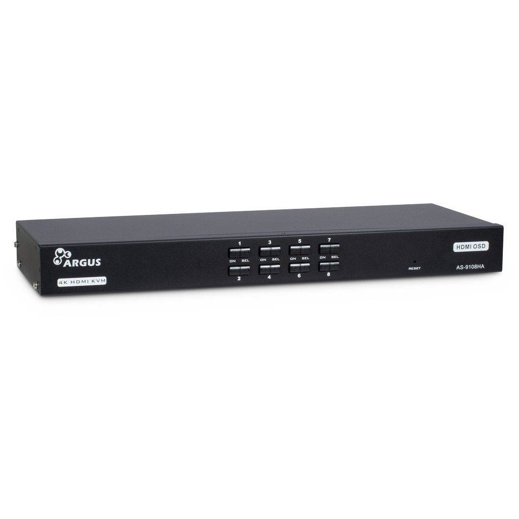 Argus AS-9108HA - KVM-Switch - 8 x KVM port(s)
