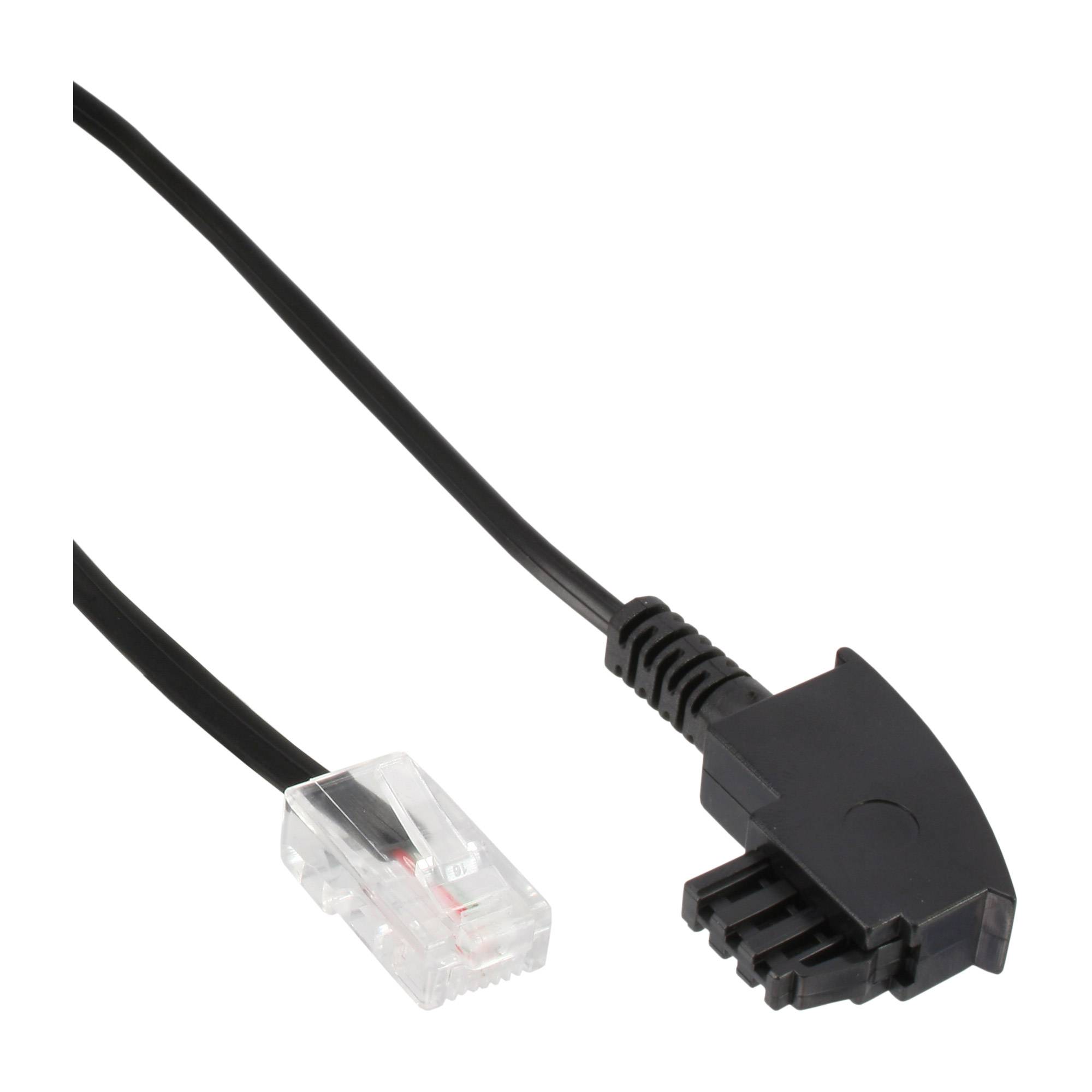INLINE - TAE-F Kabel für DSL-Router - TAE-F Stecker an RJ45 8P2C - 15m