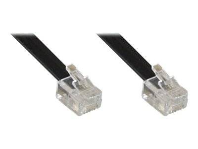 INLINE - Modularkabel RJ12 - Stecker / Stecker - 6adrig - 6P6C - 5m