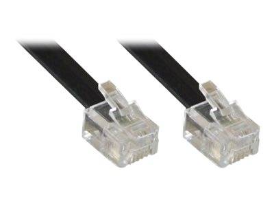 INLINE - Modularkabel RJ11 - Stecker / Stecker - 4adrig - 6P4C - 3m