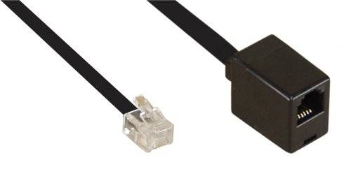 INLINE - Modular Verlängerung - RJ12 Stecker / Buchse - 5m