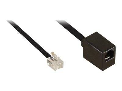 INLINE - Modular Verlängerung - RJ12 Stecker / Buchse - 5m