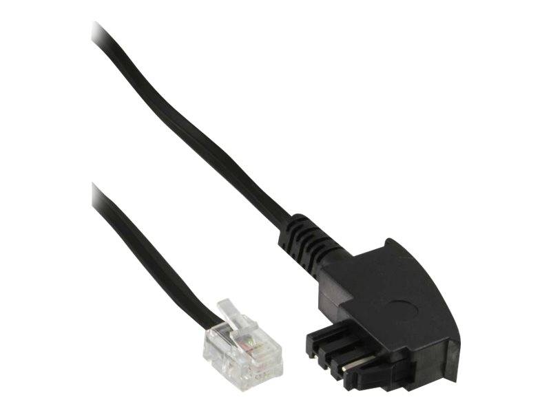 INLINE - TAE-F Kabel - für Telekom/Siemens-Geräte - TAE-F ST an RJ11 ST - 6m