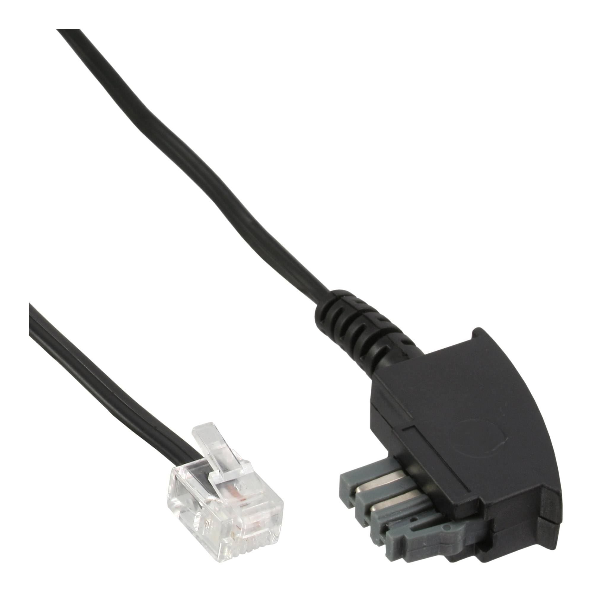 INLINE - TAE-N Anschlusskabel - TAE-N zu RJ11 (6P4C) - 10m