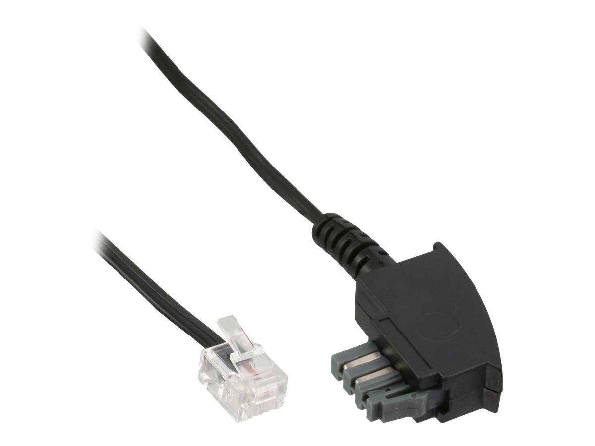 INLINE - TAE-N Anschlusskabel - TAE-N zu RJ11 (6P4C) - 10m