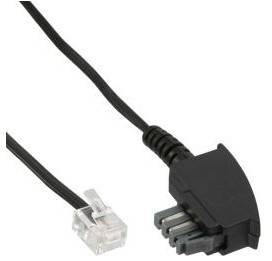 INLINE - TAE-N Anschlusskabel - TAE-N zu RJ11 (6P4C) - 10m