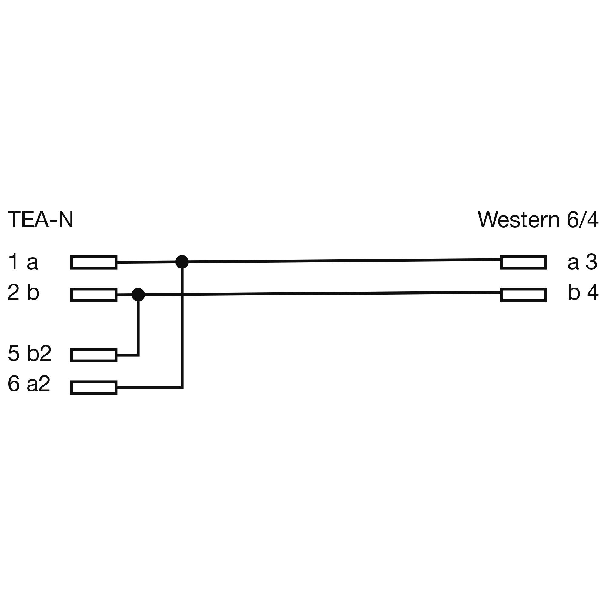 INLINE - TAE-N Anschlusskabel - gebrückt - 6m