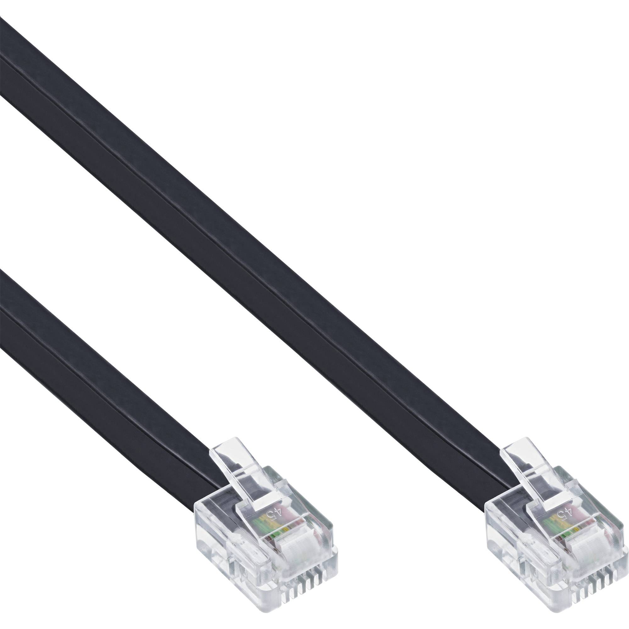 INLINE - Modularkabel RJ11 - Stecker / Stecker - 4adrig - 6P4C - 10m