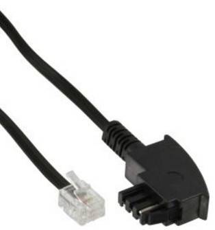 InLine - Telefonkabel - RJ-11 (M) bis TAE-F (M)