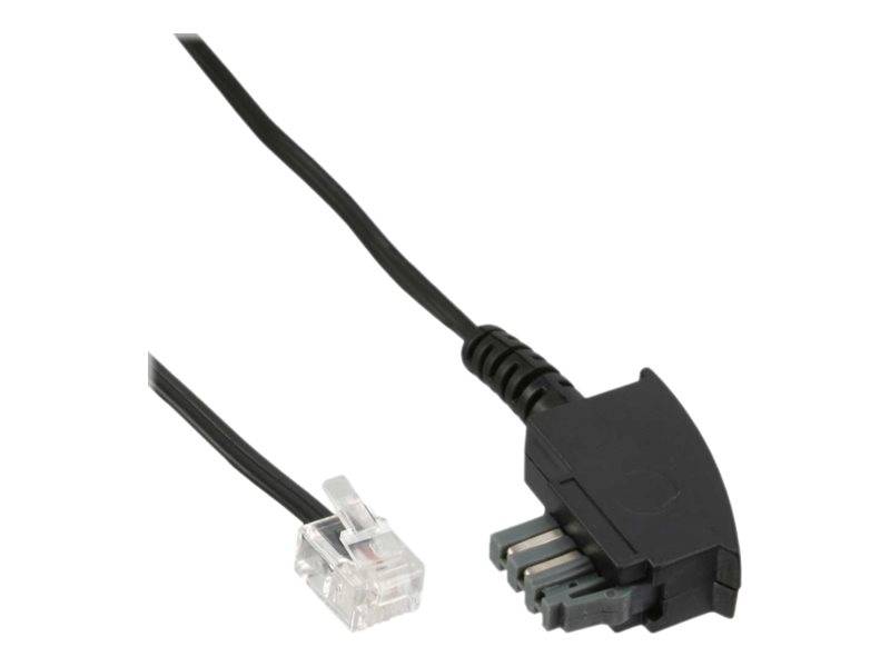 INLINE - TAE-N Anschlusskabel - TAE-N zu RJ11 (6P4C) - 1m