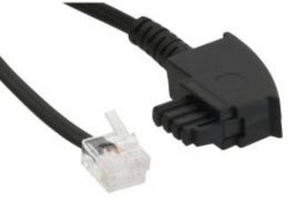 InLine - Modemkabel - TAE-F (S) bis 6P/2C DEC (S)