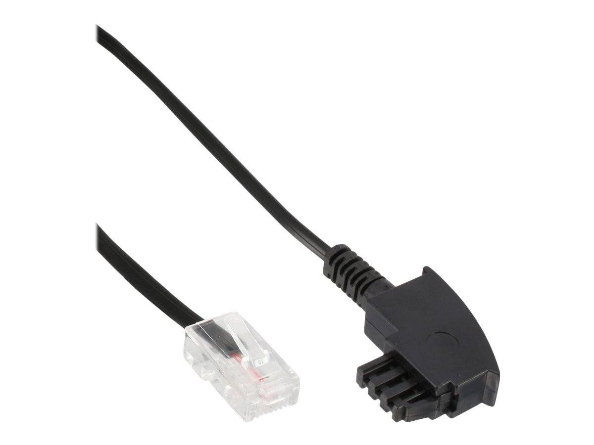INLINE - TAE-F Kabel für DSL-Router - TAE-F Stecker an RJ45 8P2C - 3m